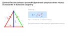 длина биссектрисы в равнобедренном треугольнике через основание и боковую сторону формула